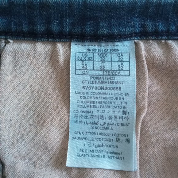 Guess Vermont slim dark wash jeans size 32 - Picture 7 of 8